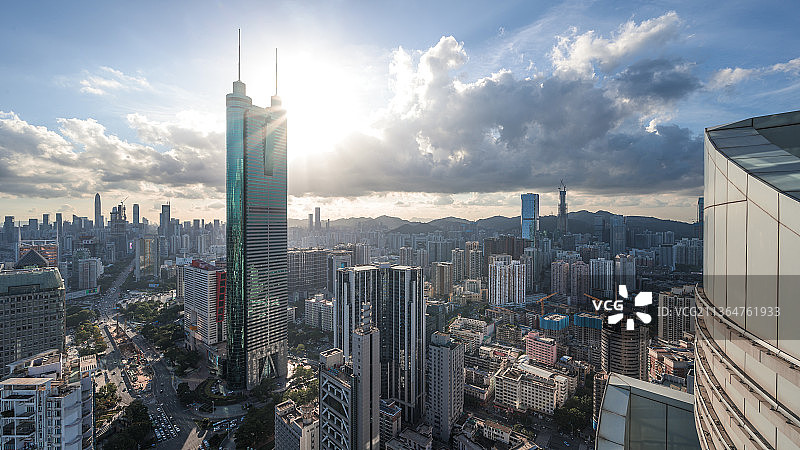 深圳罗湖地标地王大厦图片素材