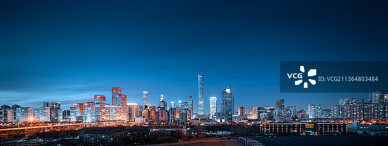 北京城市天际线图片素材