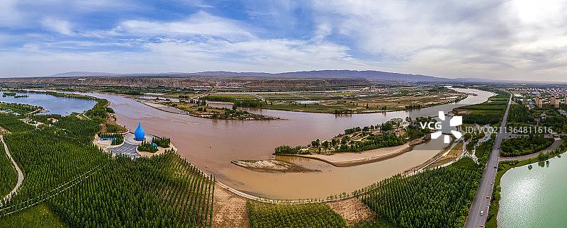 宁夏中卫--记忆中的黄河宫图片素材