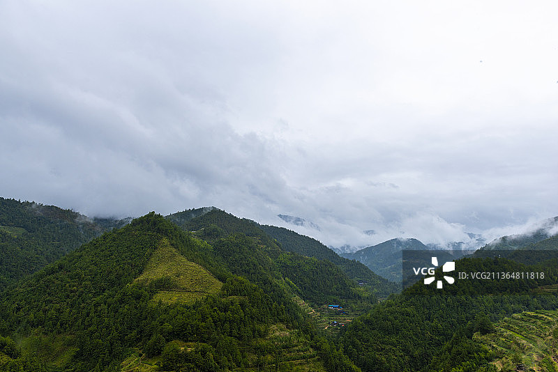 广西桂林资源县大山图片素材