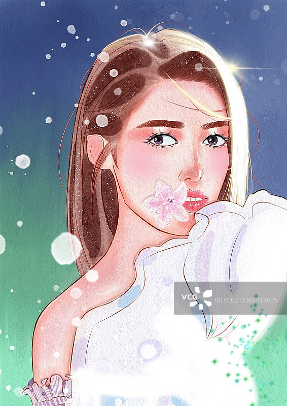 美好的你图片素材