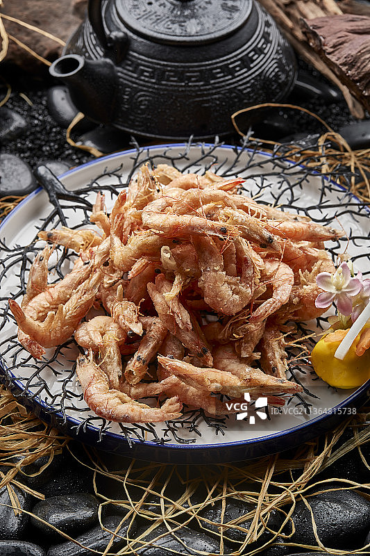 干炸小河虾图片素材