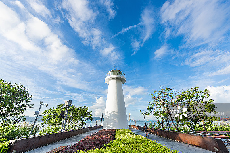 深圳南山灯塔纪念台地图片素材