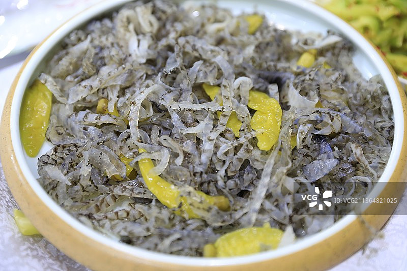 泡椒鱼皮图片素材