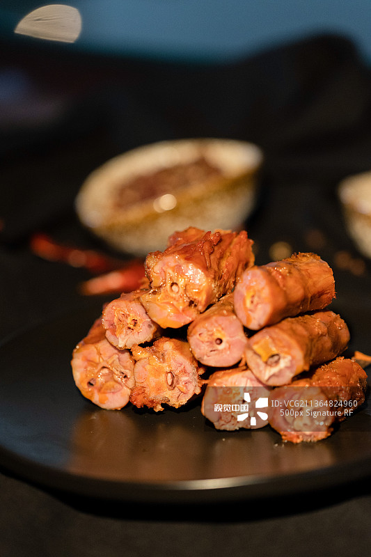 鸭货鸭掌鸭脖鸭脚小吃美食图片素材