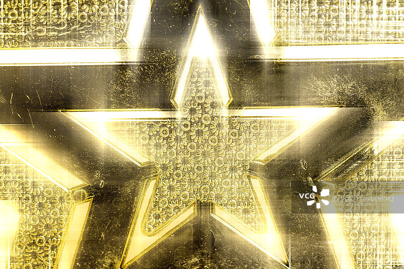 闪亮的五星图片素材