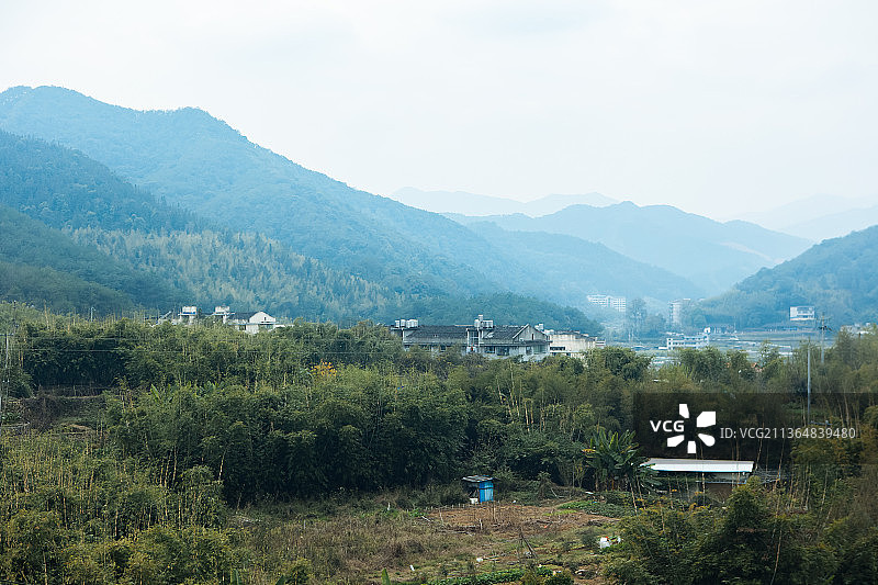 福建省福州市永泰县城镇景观乡村风光图片素材