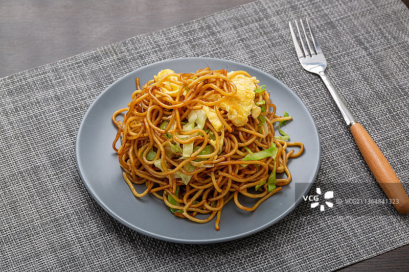 炒热干面小吃图片素材