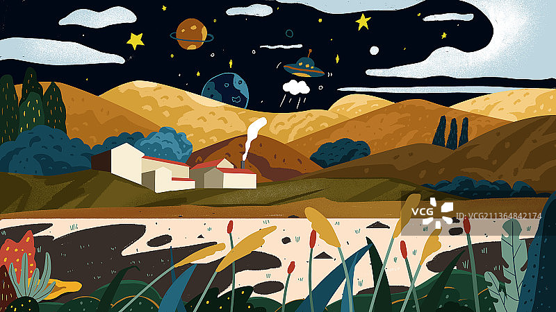 童趣儿童插画图片素材