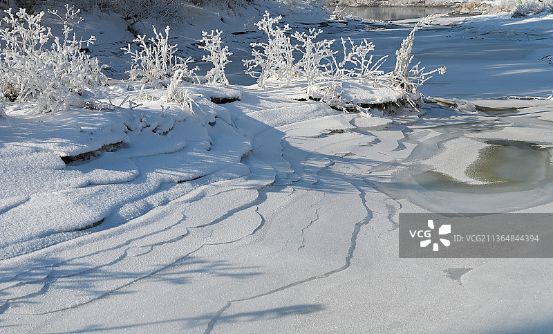 吉林市雾凇冰雪云海风光图片素材