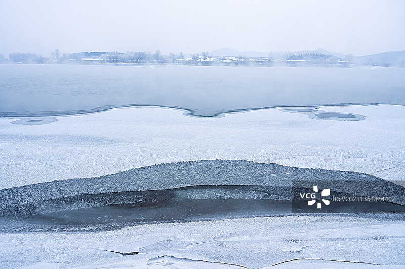 吉林市雾凇冰雪云海风光图片素材