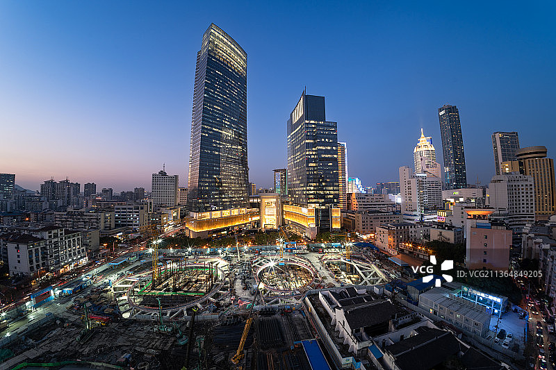 江苏省无锡市恒隆广场一期二期图片素材