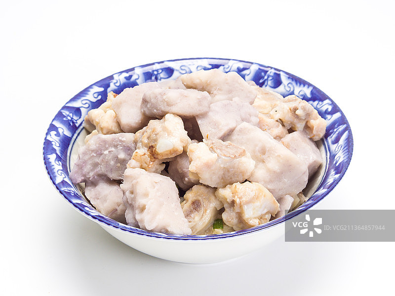 槟榔芋蒸排骨美食菜品图片素材