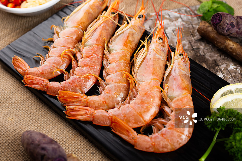 红虾、虾、海鲜、海产图片素材