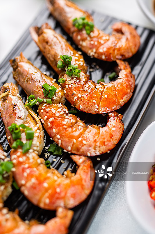 红虾、虾、海鲜、海产图片素材