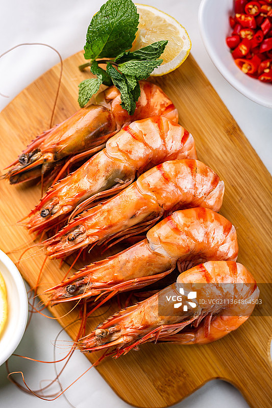 黑虎虾、虾、美食、美味、海鲜图片素材