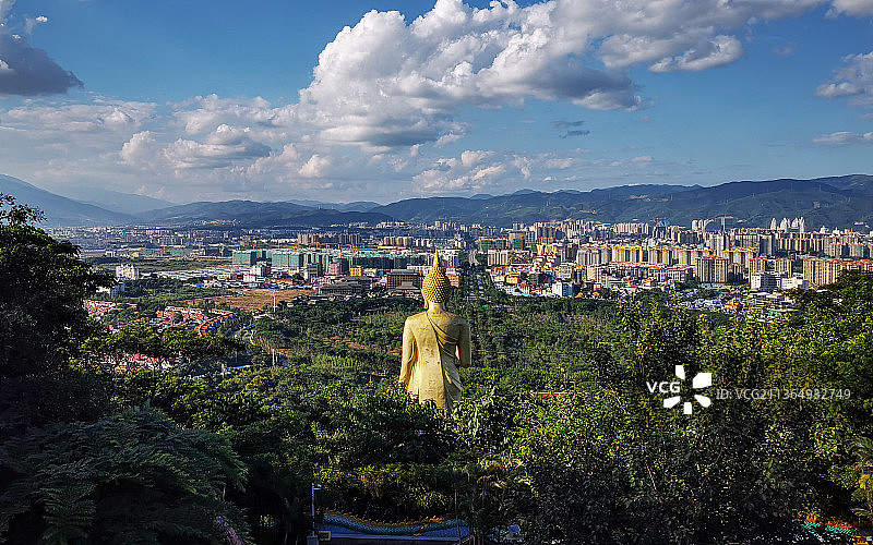 西双版纳大佛寺图片素材