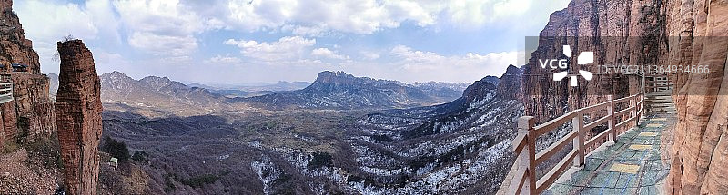 太行冬景图片素材