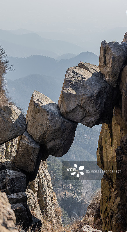 泰山仙人桥图片素材