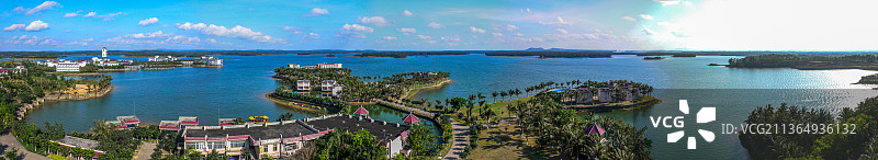 南丽湖风景名胜区全景图片素材