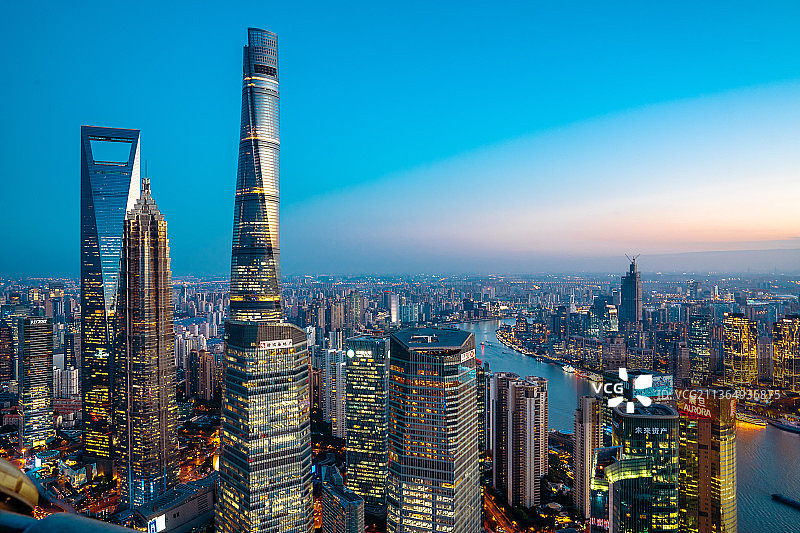 上海陆家嘴全景图片图片素材