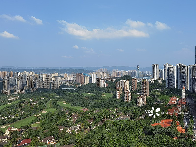 城中绿洲图片素材