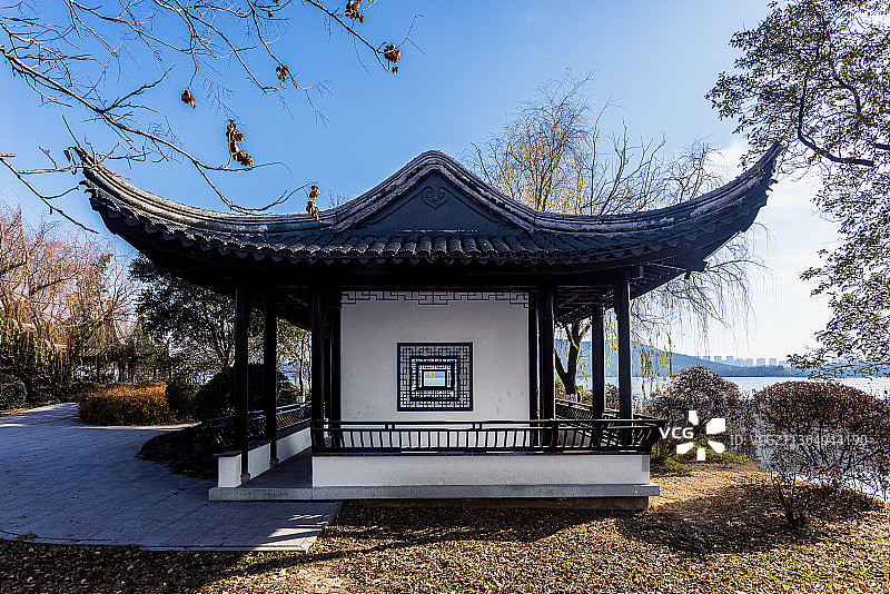 云龙湖-听雨亭 (2)图片素材