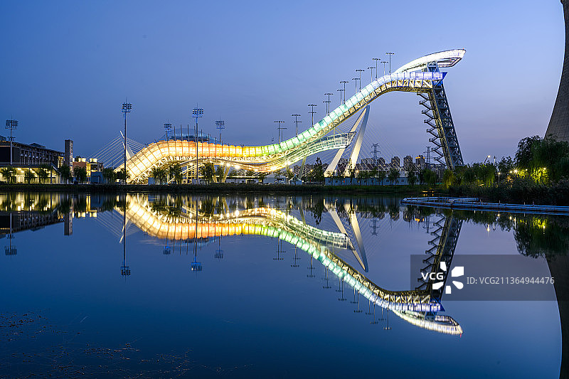 北京会场馆石景山首钢园首钢滑雪大跳台图片素材