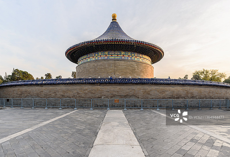北京天坛回音壁皇穹宇图片素材