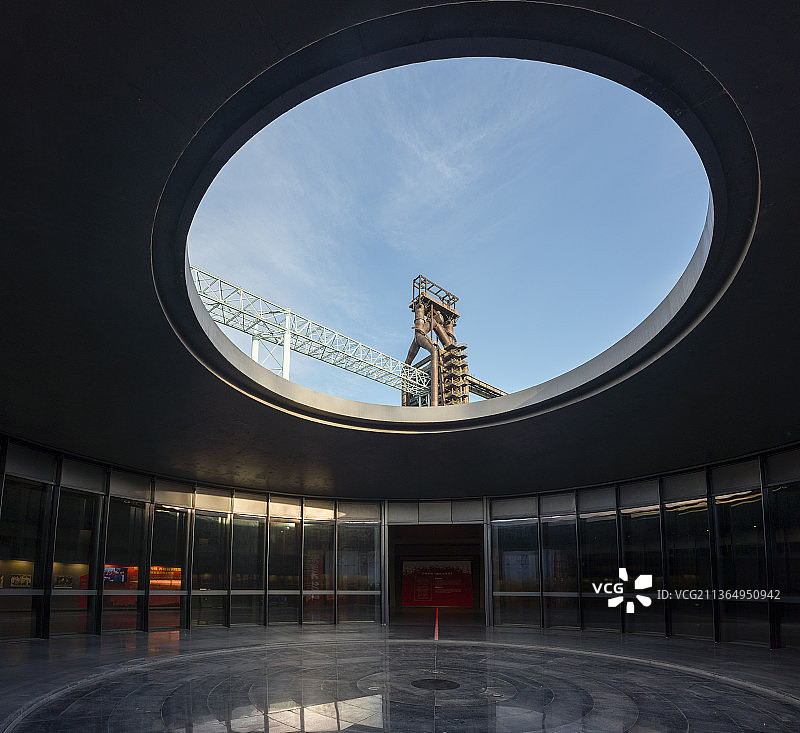 首钢园冬奥场馆长廊图片素材