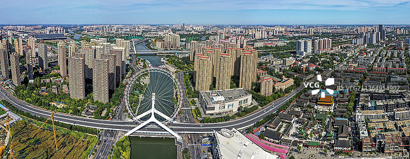 天津之眼全景图图片素材