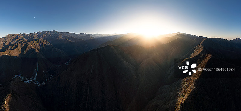 秦岭西寺沟图片素材