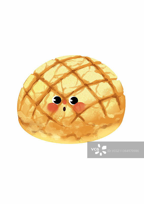 菠萝包元素图片素材