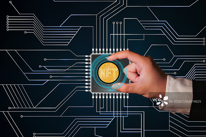 元宇宙、虚拟现实、数字资产、非同质化货币、区块链、科技、创新、版权图片素材