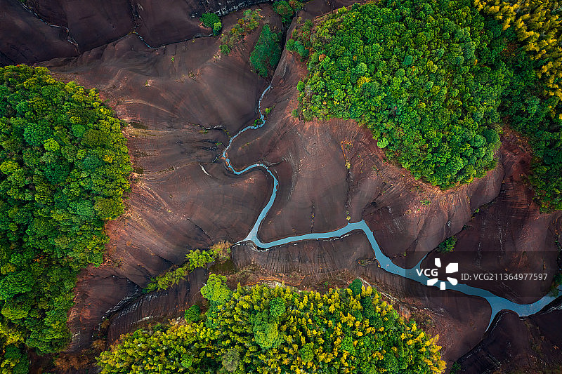 湖南郴州高椅岭大地线条图片素材