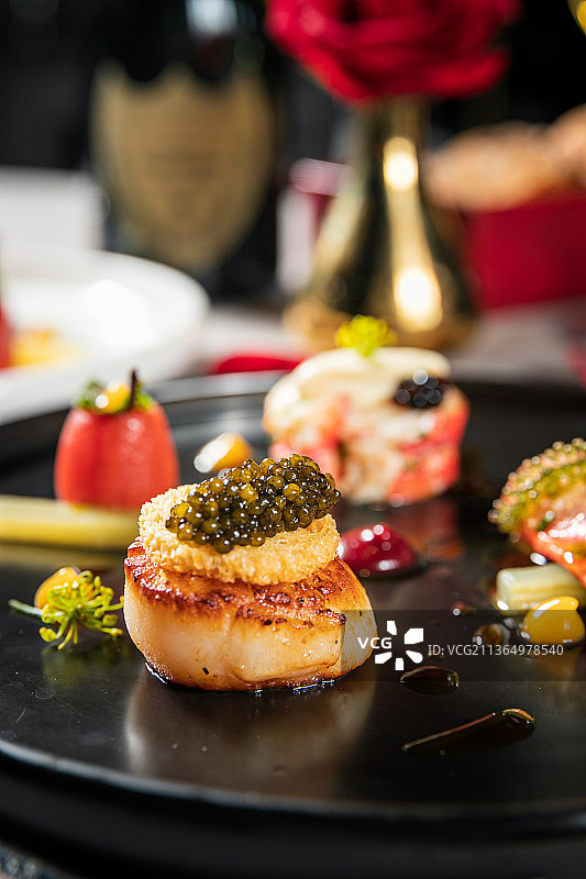 鱼子酱图片素材