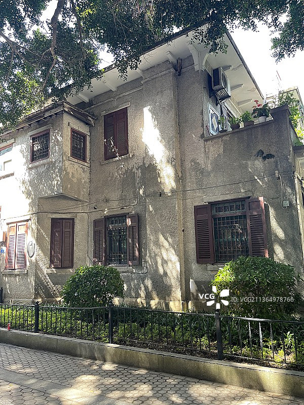 鼓浪屿上的建筑图片素材