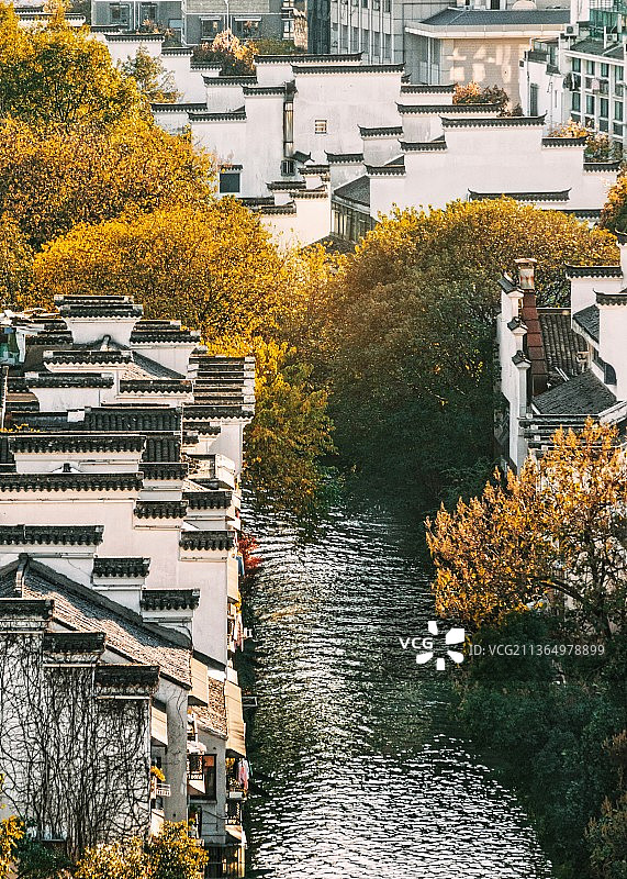 深秋的金陵古秦淮百姓人家图片素材