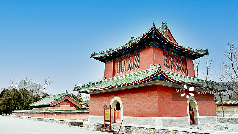 地坛公园钟楼图片素材