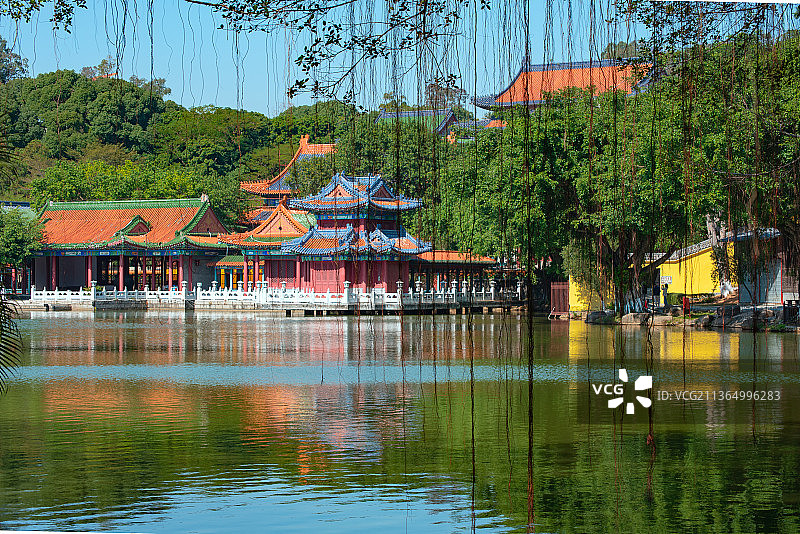 珠海圆明新园建筑图片素材