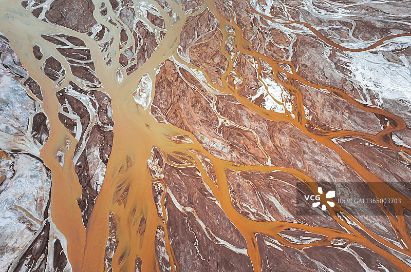 楚玛尔河，航拍视角，水网，辫状水系，水网，三江源国家公园，曲线，色彩，青藏高原，江河，泥沙，背景，河图片素材