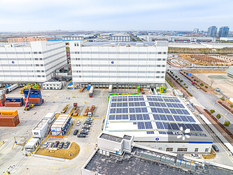 洋山特殊综合保税区保税港区·上海临港·同华储运物流仓库图片素材