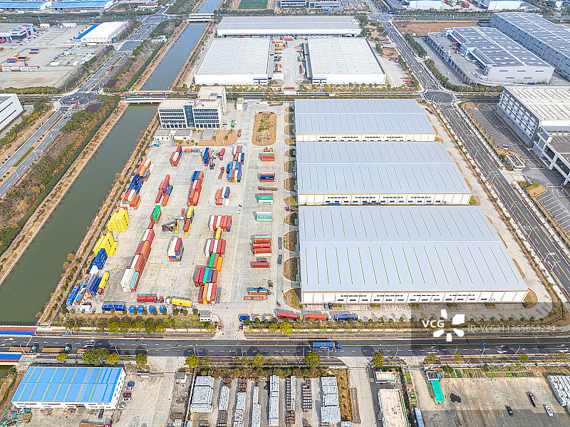洋山特殊综合保税区保税港区·上海临港·江铜仓库汇港路业盛路图片素材