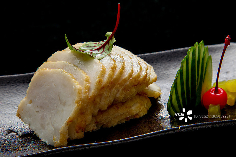 温州特色鱼饼图片素材