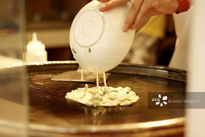 厦门特色美食蚵仔煎图片素材