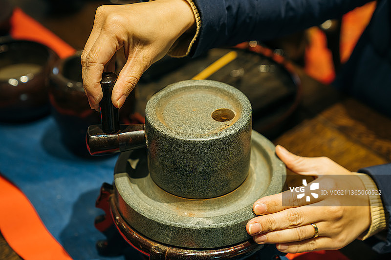 宋代点茶图片素材