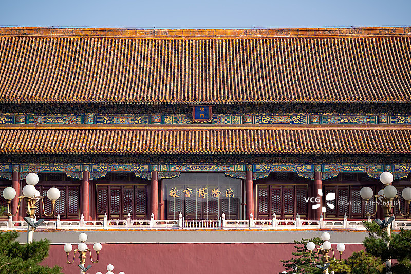 北京故宫博物院端门图片素材