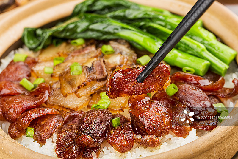 腊肉煲仔饭图片素材