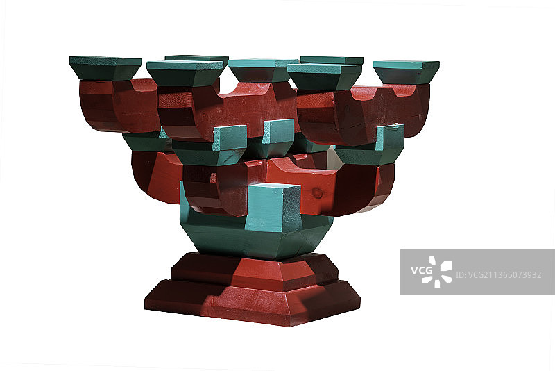 中国古代木结构建筑部件，斗拱模型图片素材