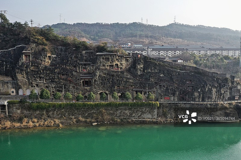 广元千佛崖图片素材